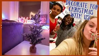 DECORATING OUR COLLEGE APARTMENT FOR CHRISTMAS 2019: Holiday Home Tour, Target Decor |#Vlogmas Day 7