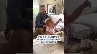 Finding out that Ozzy Osbourne is your grandpa&hellip; | #shorts #ozzyosbourne