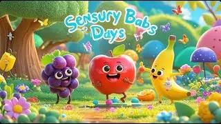 Colorful Fruits 🍓🌈 Fun Visual & Music Sensory Play for Babies – Sensory Baby Days