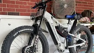 Super Early Morning E Biking With The #SHENGMILOS600 #COFANSONTIFGALOP #NORTHROCKDIYEBIKE #DUALMOTOR