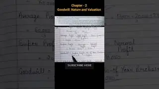 Q18|Chapter 2|Goodwill: Nature and valuation|  Class 12th| Accountancy| Super Profit Method| #viral
