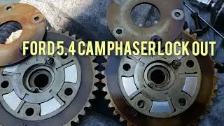 08 Ford 5.4 Cam Phaser Lockout // Removing Camshaft Actuator System