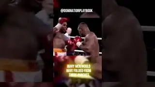 How did RUDDOCK take Tyson's punches??