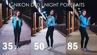Nikon D60 - Night Portrait Photography