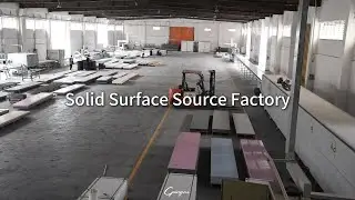 Solid Surface Integrated Wash Basins Production Process