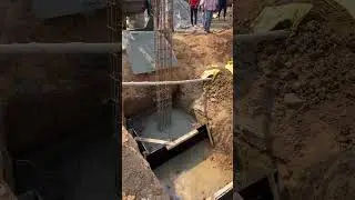 Civil engineering sub structure and columns footings #civilengineering#YM construction#civilproject