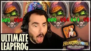 LEAPFROG IS STILL THIS CRAZY?? - Hearthstone Battlegrounds