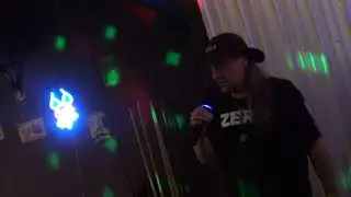 Buck Row singing Bad Things by Jace Everett at The Rundown Bar in Parkersburg, WVa on June 1, 2024