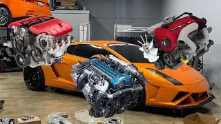 Craziest Lambo Engine Swap? Look Closer!!!