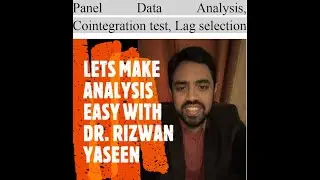 Panel Data Analysis (3) Cointegration Test/ Optimal Lag Selection in Eviews  with English subtitles