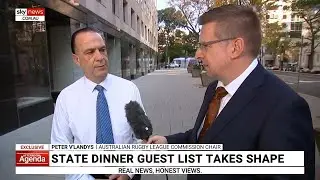 'A great honour': Peter V&rsquo;landys speaks with Sky News ahead of US state dinner