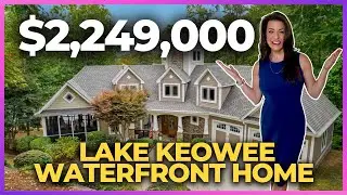 Spectacular Lake Living: Tour a Luxury Waterfront Home on Lake Keowee [Deep Water Seneca SC]
