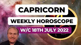 Capricorn Horoscope Weekly Astrology from 18th July 2022