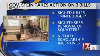 'Mini budget' bill signed by NC Gov. Stein