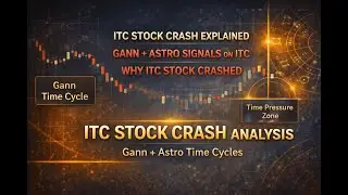Исследование Astro + Gann об ITC: понимание причин обвала цен на акции.