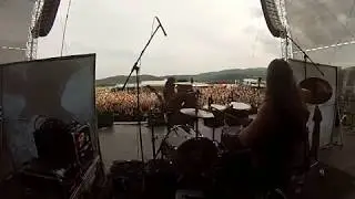 2016.08.20, Arkona, Slovakia, More than fest, drum cam