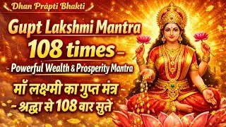 Gupt Laxmi Mantra 108 Times | गुप्त धन प्राप्ति मंत्र | Secret Mahalakshmi Mantra#bhakti #bhajan