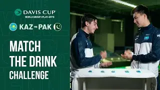 Match the Drink Challenge | Davis Cup World Group I Play-Offs Kazakhstan- Pakistan