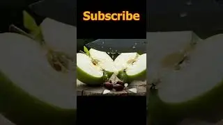 The Most Satisfying Apple Split You&rsquo;ll Ever See | ASMR Knife Perfectly Splitting an Apple in Half.