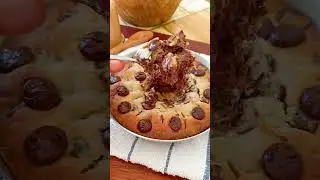 Panelinha de cookies recheado  com nutella  ✨ #chocolate
