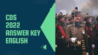 CDS 2 2022 English answer key