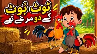 Urdu poem for kids | Tot batot poem | Tot batot k dou murghy thy | ٹوٹ بٹوٹ کے دو مرغے تھے |