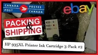 🇨🇦 Canada Post POV Packing & Shipping 📦 HP 935XL Printer Ink Cartridge 3-Pack #2 💰 eBay.ca Sales