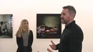 Ivor Prickett - meeting the interns from the Peggy Guggenheim Collection
