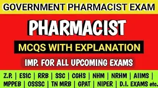 Pharmacist exam preparation | Drug Inspector exam questions | Pharmacy officer exam preparation