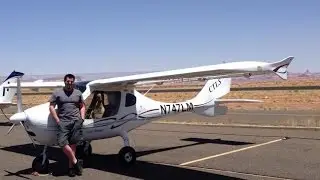 Las Vegas (KVGT) to Colorado Springs (KCOS) Flight Design CTLS 747LM