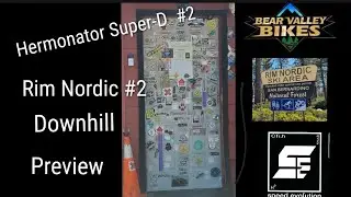 Preview of the Rim Nordic #2 downhill.🏁 Hermonator Super-D #2