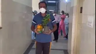4 patients given heartwarming send off after recovering from COVID-19 in Karnataka