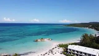 Royalton White Sands and Blue Waters - Trelawny Jamaica - Drone Shot 4k