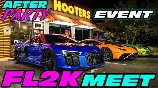 FL2K / FL2K22 AFTER PARTY HOOTERS CAR MEET NIGHT 2 - VIPERS, SUPRAS, PLAID, GTRS, TTRS, C6, & MORE