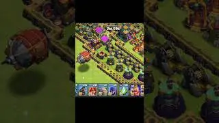 destroy any town hall with this blimp and super goblin strategy and win easily #rt08 #attack #coc