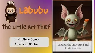 Labubu, The Little Art Thief | Labubu Fun Story | Ir Ier Story  Books 