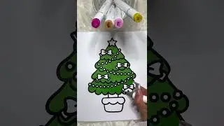 Color with me pg. 3 🎄#explore #asmr #trending #coloring #satisfying #ytshort #explorepage #yt