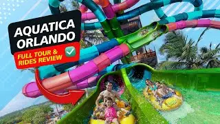 Aquatica Orlando ✅ FULL WALKING TOUR