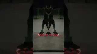 dzver #rollerskating #mirroring #red #led #horor#night #trending #skating #fun #sports#luminous