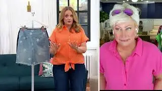 Belle by Kim Gravel TripleLuxe Star Print Pull-On Shorts on QVC