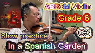 ABRSM 2024 Violin Grade 6, In a Spanish Garden, Josephine Trott, C3, Allegro moderato, 英國皇家小提琴六級試