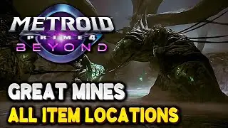 Metroid Prime 4 GREAT MINES All Item Locations - 100% Guide (Energy Tanks, Missile Expansions...)