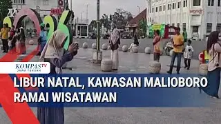 Libur Natal, Kawasan Malioboro Ramai Wisatawan