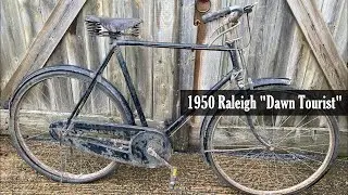 Two GENUINE barn finds - Pt 2 // 1950 Raleigh “Dawn Tourist” vintage bicycle restoration project