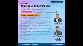 2nd Income Tax Symposium organized by Edukating and Tax Connect