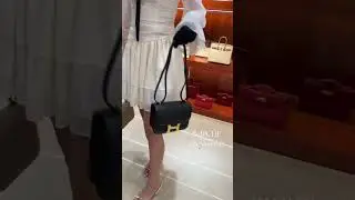 Unbox Hermes Constance 15 Epsom Black and Gris asphalt