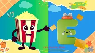 The Vowel E | Vowels a e i o u  | Long and Short Vowel Sounds | Little Bee Kids Studio