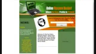 View Private Myspace Profiles! Simply Hack