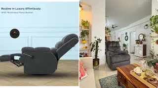 Added New Furniture 🤩 The Luxe Motorised Recliner from The Sleep Company 