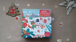 Usborne Winter Wonderland Book&3 Jigsaws